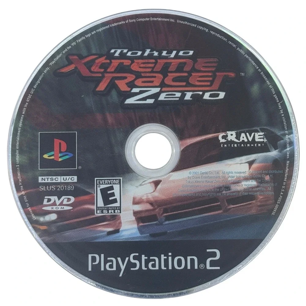 Tokyo Xtreme Racer Zero Playstation 2 PS2 Racing Game Crave Entertainment